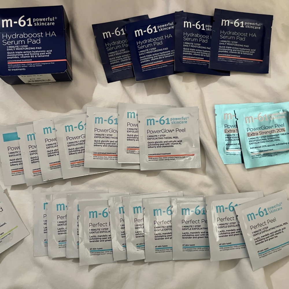 Bluemercury M61 hydroboost peel facial pads
